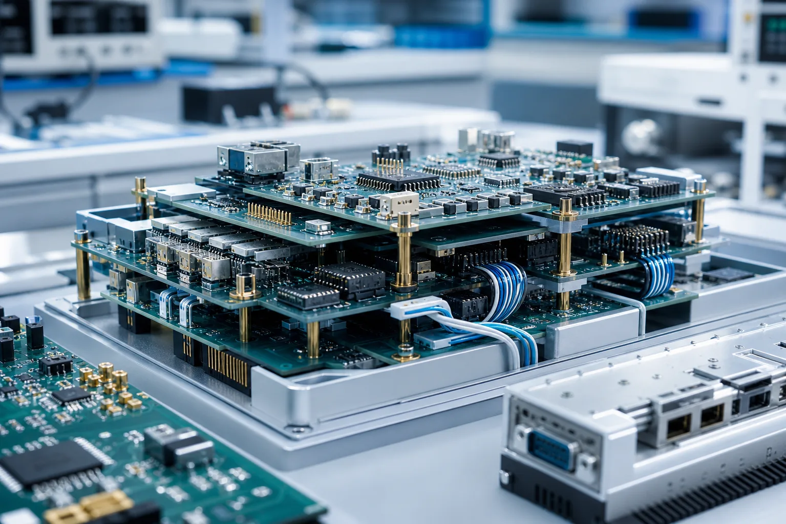 Circuit-based systems and integrated electronic assemblies