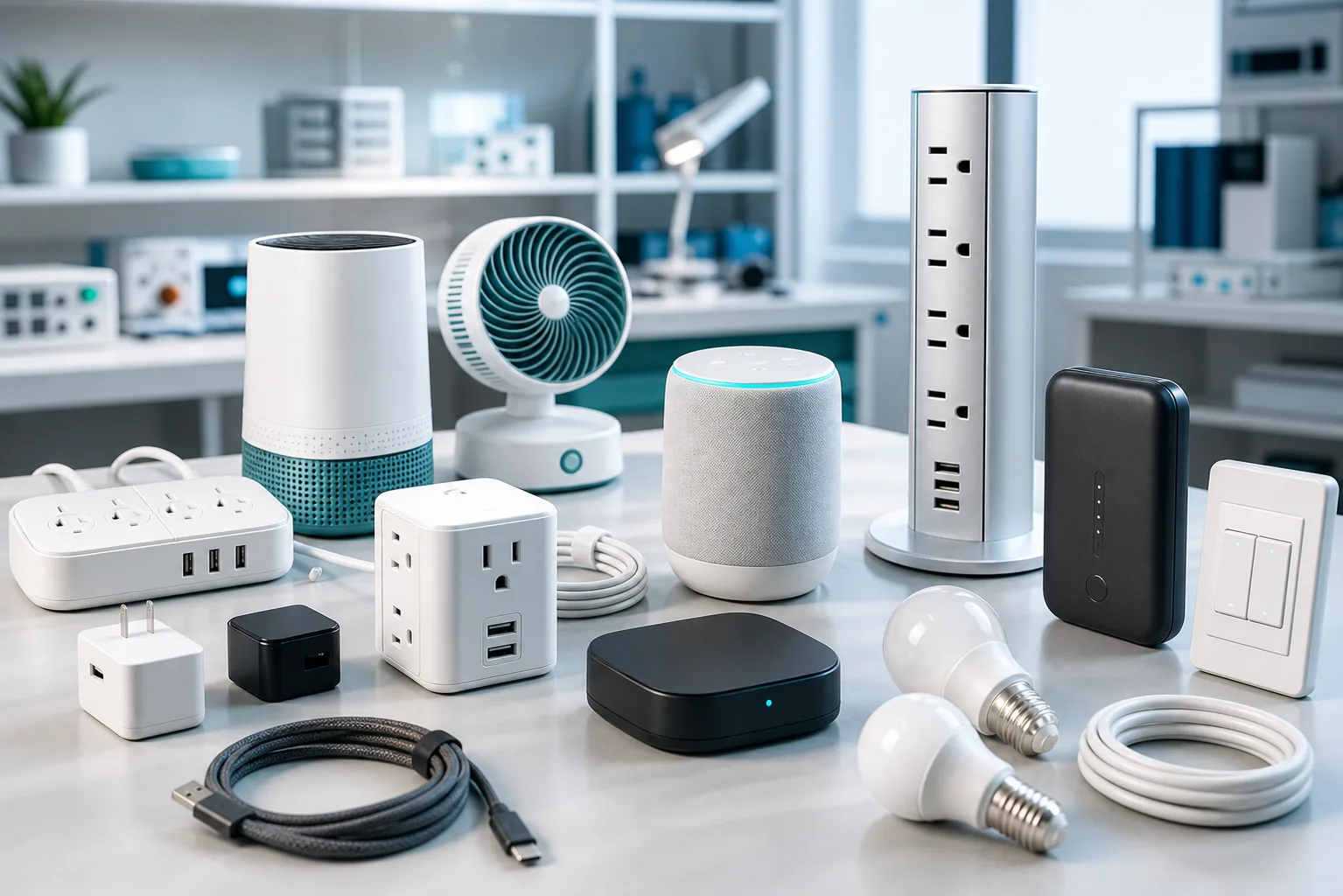 Consumer electrical products prepared for final review